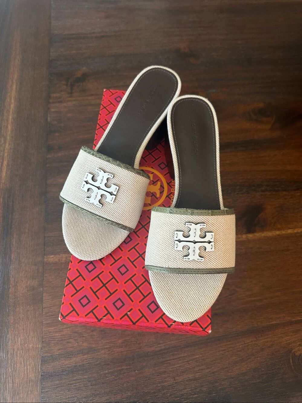 Tory Burch Everly block heel slide